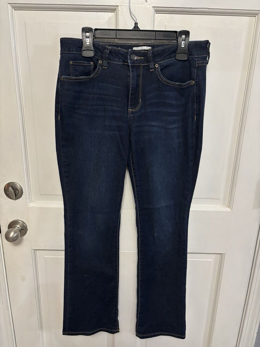 Women’s Sonoma Bootcut Dark Denim Jeans Size 10 Short Petite
